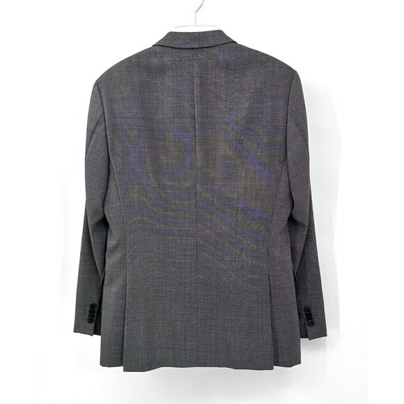 HUGO BOSS jacket blazer sport coat nailhead two button wool black gray 38S - Picture 5 of 7
